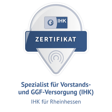 IHK-Zertifikat Spezialist für Vorstands- und GGF-Versorgung